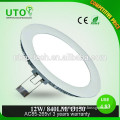 LED Slim Panel Light Round 7W Ultra Thin LED Flat Flush Mount Ceiling Lmap Wram Withe/Pure Withe for indoor
